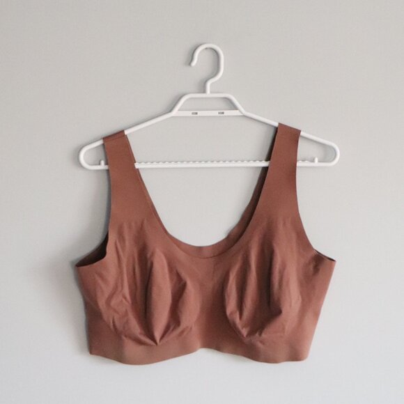 Knix Womens Brown Sz XXL LuxeLift Pullover Seamless Wireless Stretch Light Bra - Picture 1 of 6